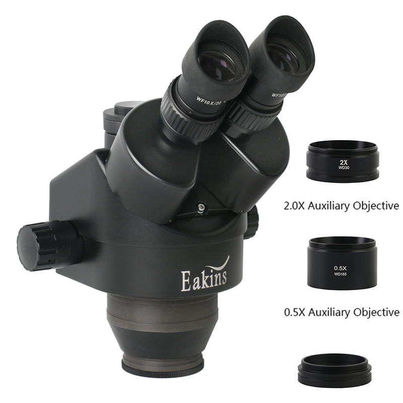 Tête de microscope stéréo trin - Trinocular Stereo Microscope 7X-45X avis et prix