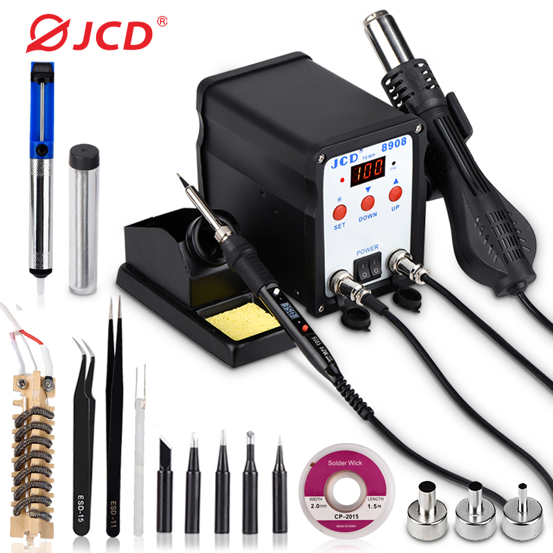 JCD-Station de soudage numériq - 2 In 1 Soldering Rework Station 750W avis et prix