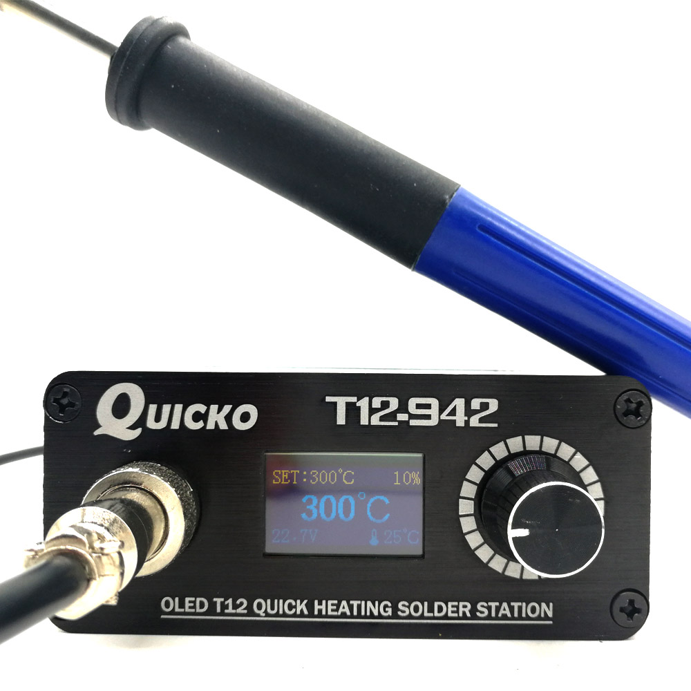 QUICKO MINI T12 STC OLED stati - T12 Soldering Station Oled avis et prix