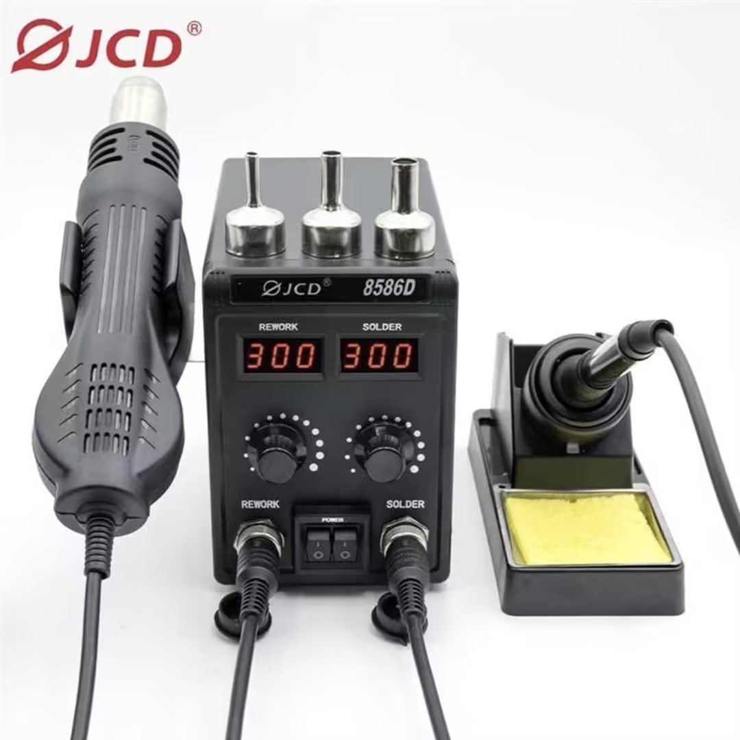 JCD 8586D Station de soudage 2 - 2 In 1 Soldering Rework Station 750W avis et prix