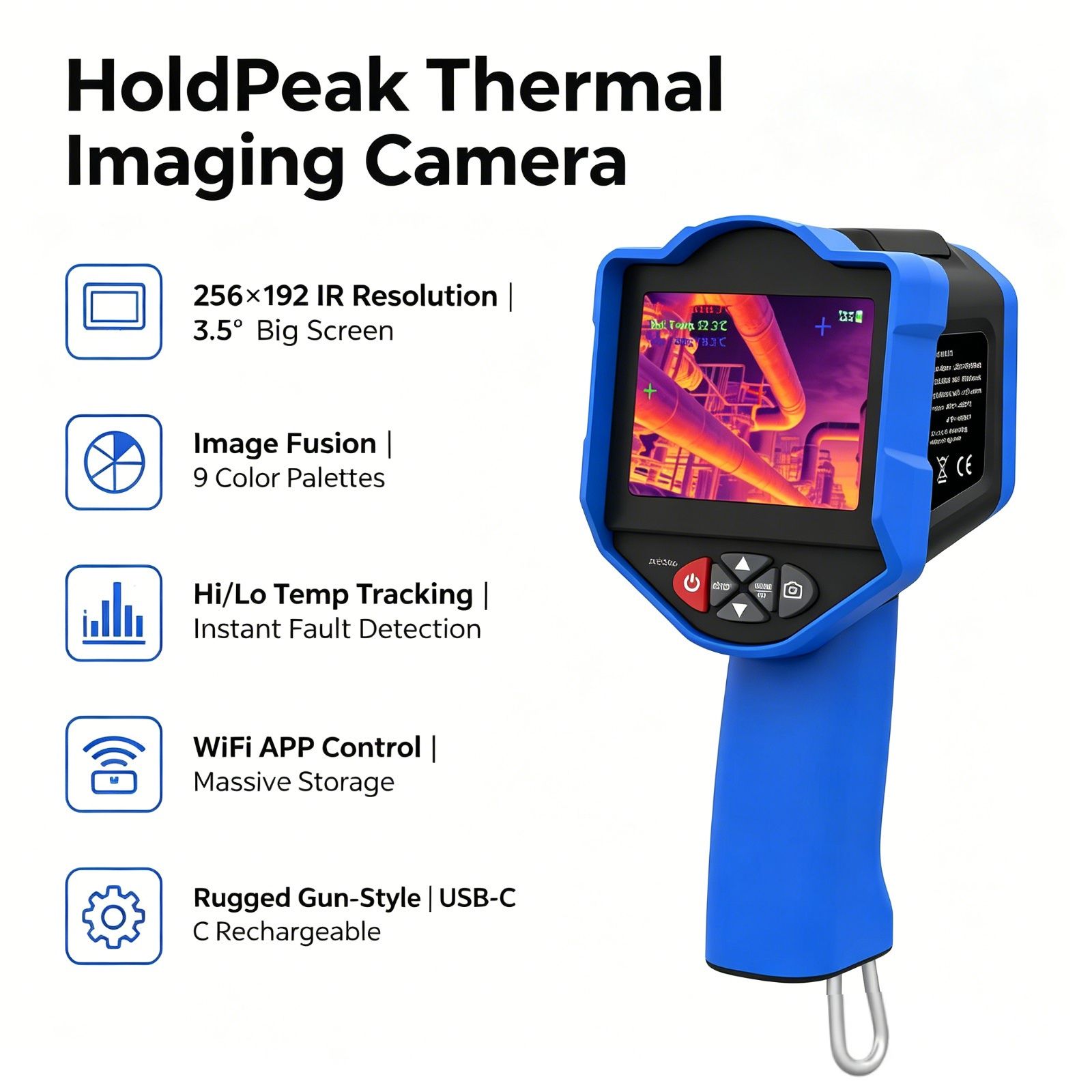 Caméra thermique HoldPeak 256  - Thermal Imaging Camera Pcb Repair avis et prix