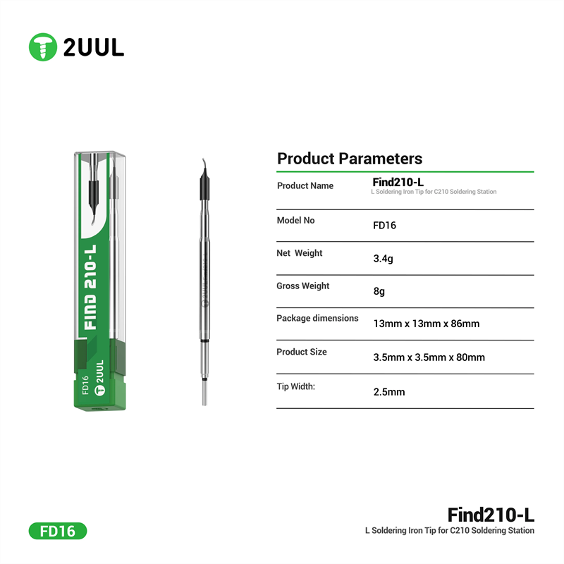 2UUL FD16, pointe de fer à sou - C210 Precision Soldering Station avis et prix